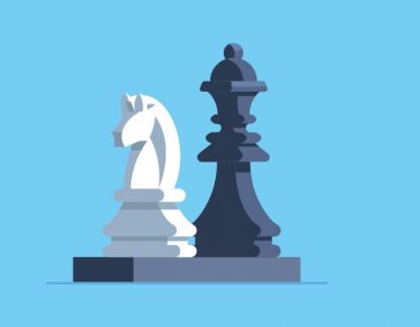 peças de xadrez que representam um planejamento estratégico