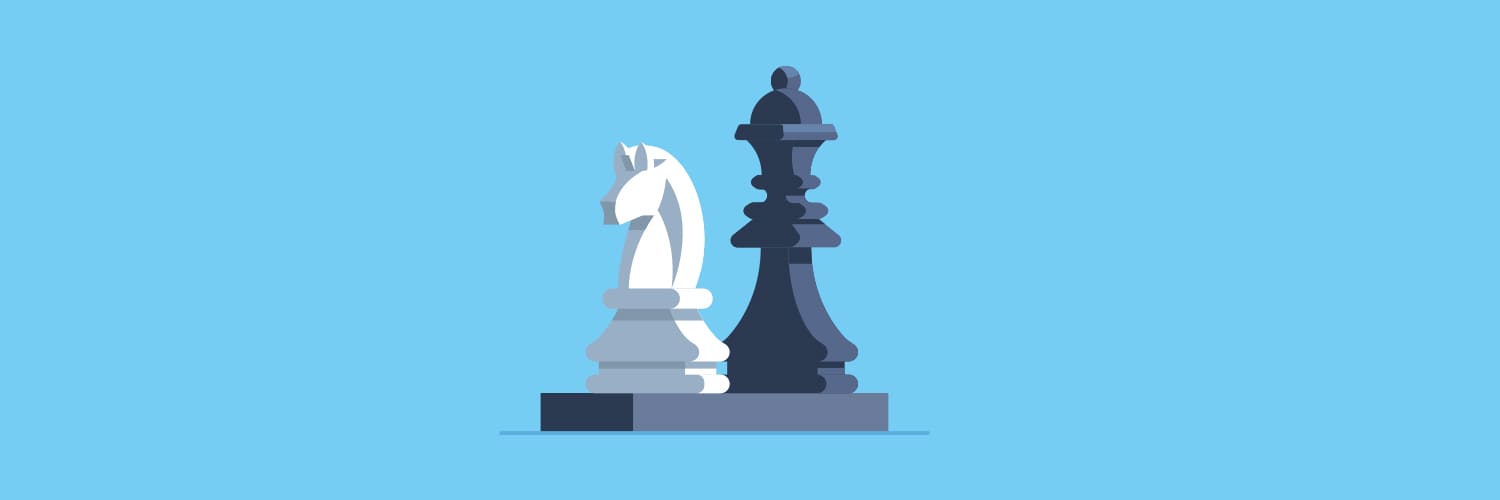 peças de xadrez que representam um planejamento estratégico
